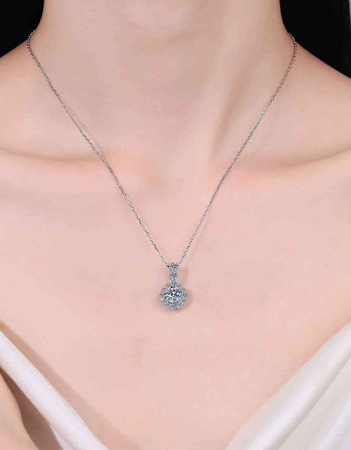 Load image into Gallery viewer, 1 Carat Moissanite 925 Sterling Silver Necklace
