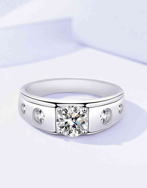 Load image into Gallery viewer, 1 Carat Moissanite 925 Sterling Silver Ring
