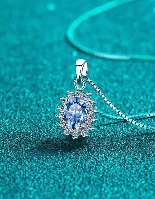 Load image into Gallery viewer, 1 Carat Moissanite 925 Sterling Silver Necklace
