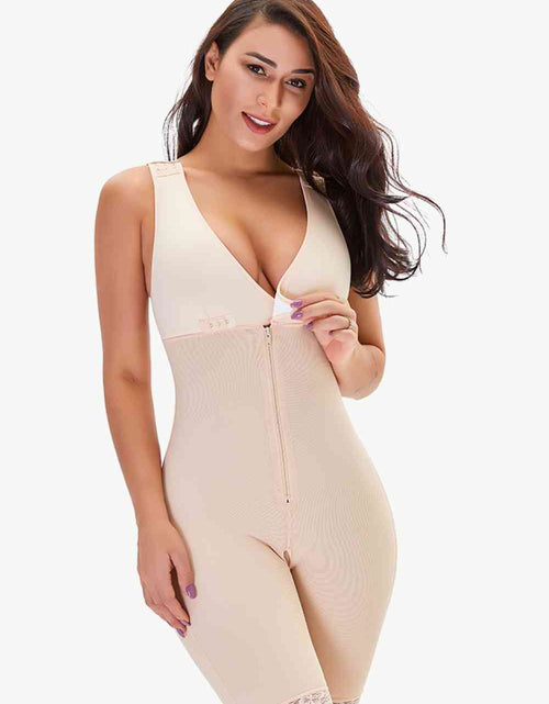 Load image into Gallery viewer, Full Size Lace Trim Shapewear with Zipper
