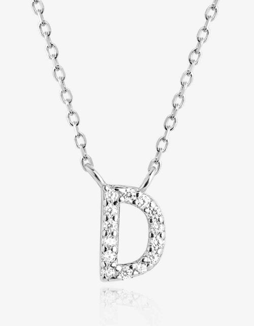 Load image into Gallery viewer, A To F Zircon 925 Sterling Silver Necklace
