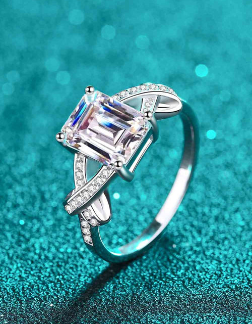 Load image into Gallery viewer, 3 Carat Moissanite Sterling Silver Ring
