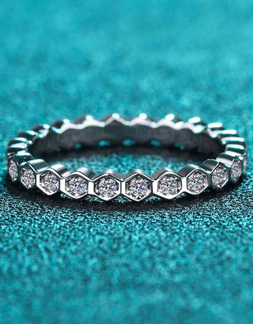 Load image into Gallery viewer, Moissanite 925 Sterling Silver Eternity Ring
