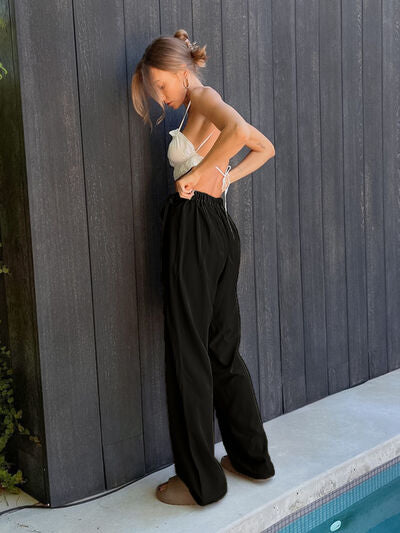 Load image into Gallery viewer, Tied High Waist Wide Leg Pants
