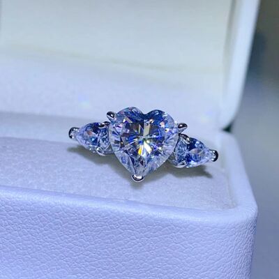 Load image into Gallery viewer, 3 Carat Moissanite 925 Sterling Silver Ring
