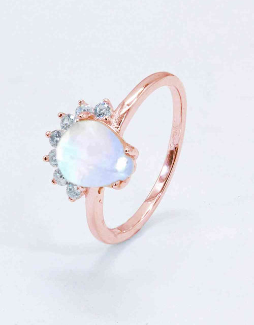 Load image into Gallery viewer, 925 Sterling Silver Moonstone Ring
