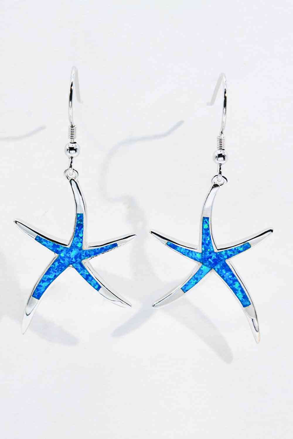 Opal Starfish Drop Earrings