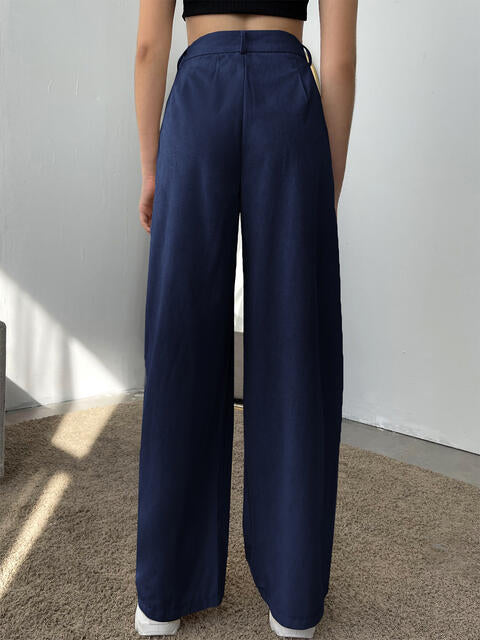 Load image into Gallery viewer, Straight Leg High Waist Pants
