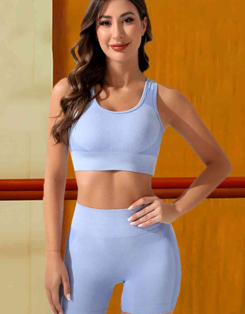 Load image into Gallery viewer, Cutout Sports Tank and Shorts Set
