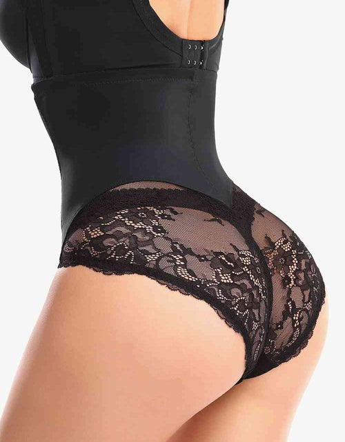 Load image into Gallery viewer, Full Size Spliced Lace Pull-On Shaping Shorts
