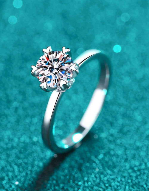 Load image into Gallery viewer, Pleasant Surprise 925 Sterling Silver 1 Carat Moissanite Ring
