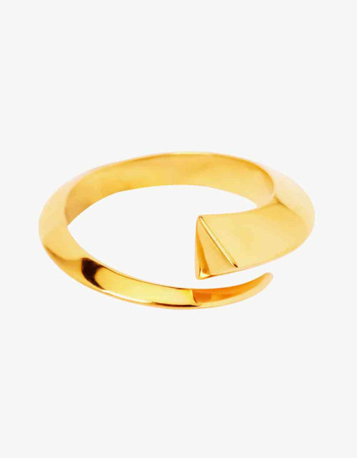 Load image into Gallery viewer, 18K Gold-Plated Copper Bypass Ring
