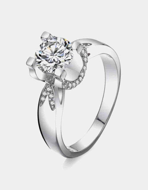 Load image into Gallery viewer, 2 Carat Moissanite 925 Sterling Silver Ring
