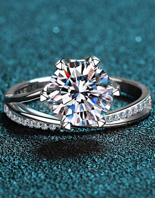 Load image into Gallery viewer, 3 Carat Moissanite 6-Prong Ring
