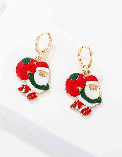 Load image into Gallery viewer, Christmas Theme Alloy Earrings
