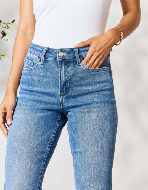 Load image into Gallery viewer, BAYEAS Full Size High Waist Straight Jeans
