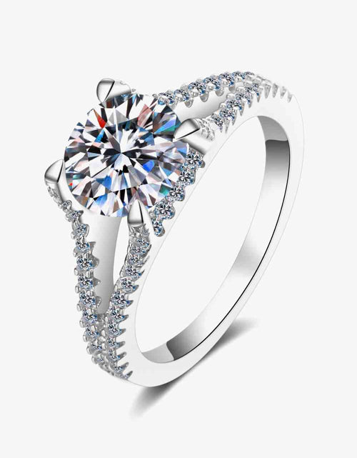 Load image into Gallery viewer, Stylish Moissanite Sterling Silver Ring
