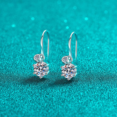 Load image into Gallery viewer, 2 Carat Moissanite 925 Sterling Silver Earrings
