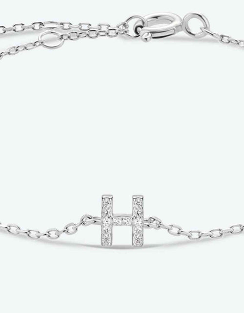 Load image into Gallery viewer, G To K Zircon 925 Sterling Silver Bracelet
