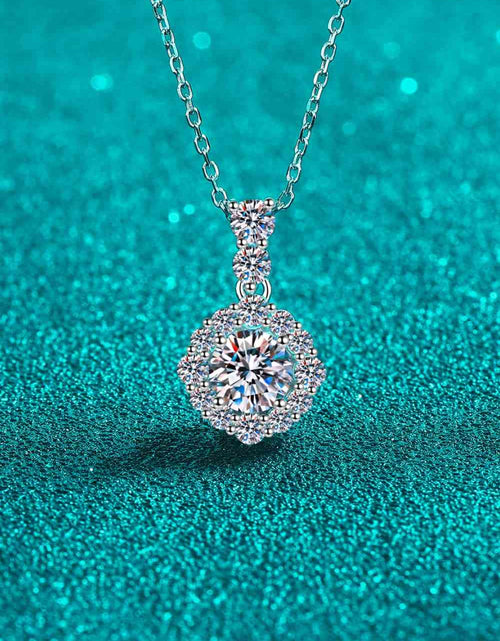 Load image into Gallery viewer, 1 Carat Moissanite 925 Sterling Silver Necklace
