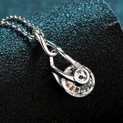 Load image into Gallery viewer, 2 Carat Moissanite 925 Sterling Silver Necklace
