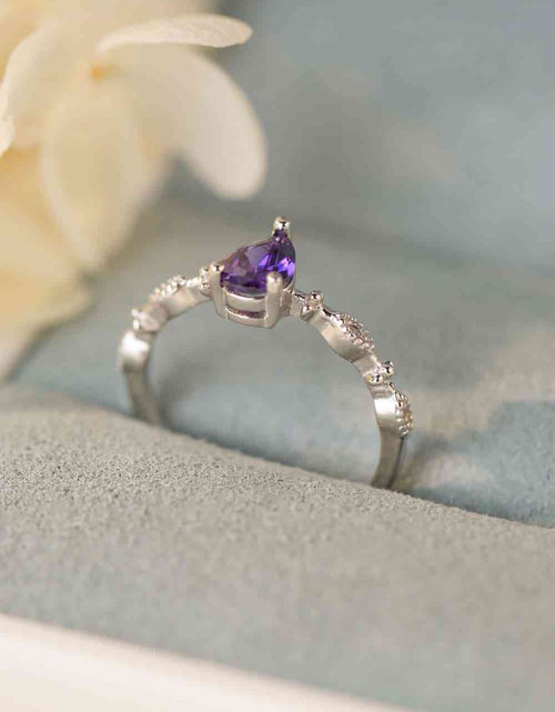 Load image into Gallery viewer, Amethyst 925 Sterling Silver Ring
