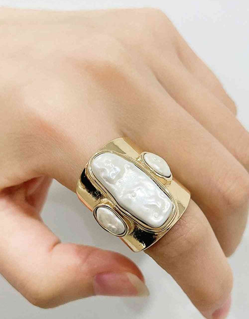 Load image into Gallery viewer, 18K Gold-Plated Alloy Ring
