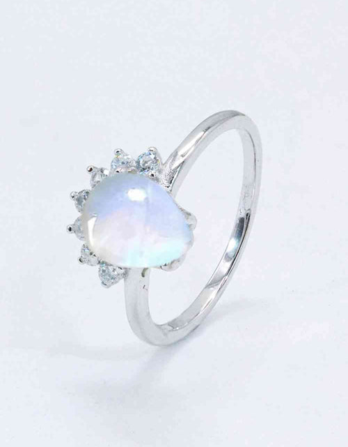 Load image into Gallery viewer, 925 Sterling Silver Moonstone Ring
