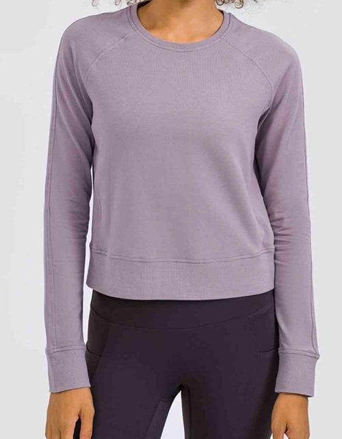 Load image into Gallery viewer, Cozy and Fabulous Raglan Sleeve Sports Top
