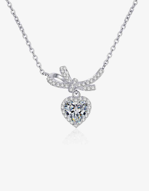 Load image into Gallery viewer, 1 Carat Moissanite Heart Pendant Necklace
