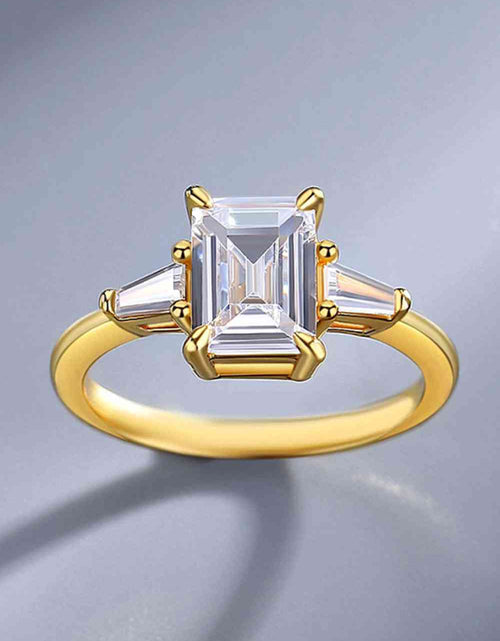 Load image into Gallery viewer, 2 Carat Moissanite Rectangle Ring
