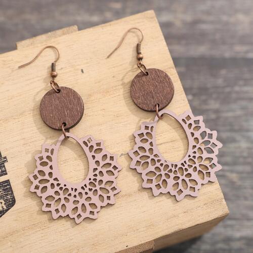 Load image into Gallery viewer, Geometric Cutout Dangle Earrings
