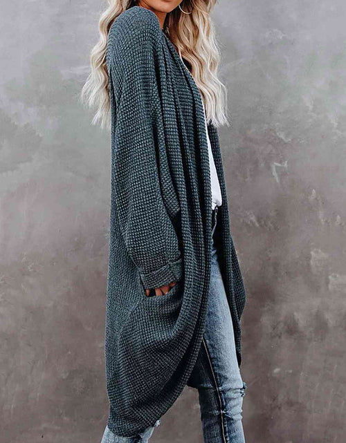 Load image into Gallery viewer, Open Front Long Sleeve Cardigan
