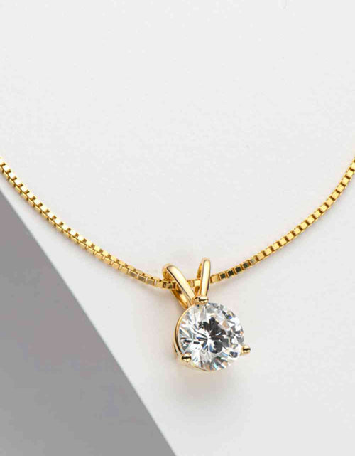 Load image into Gallery viewer, Adored Show Off 1 Carat Moissanite Pendant Necklace
