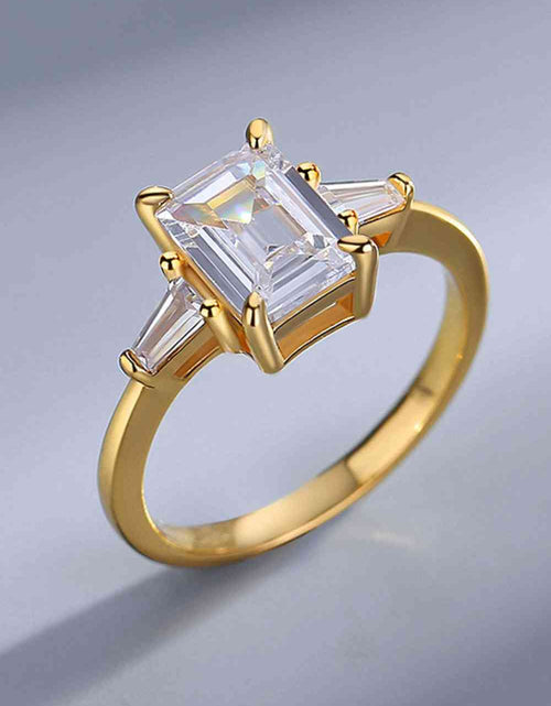 Load image into Gallery viewer, 2 Carat Moissanite Rectangle Ring
