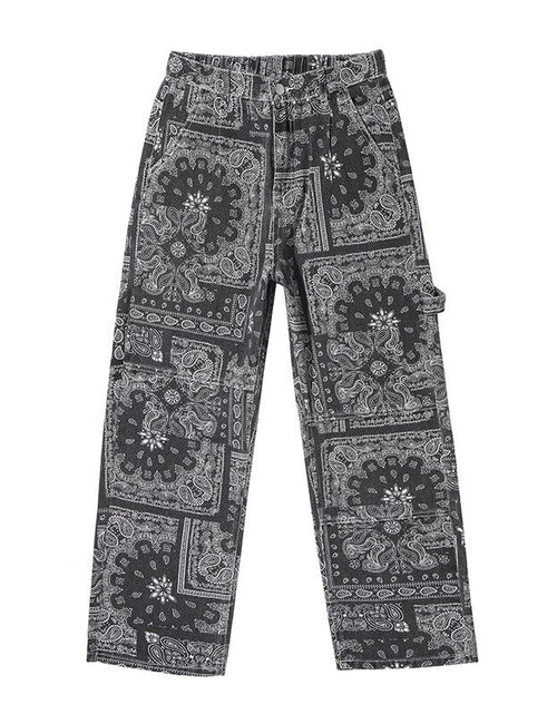 Load image into Gallery viewer, Printed Men&#39;s Loose Pants
