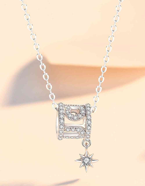 Load image into Gallery viewer, Rely On Fate Cubic Zirconia Pendant Necklace
