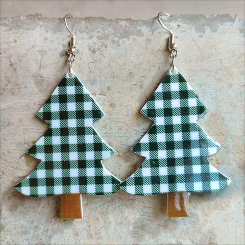 Load image into Gallery viewer, Christmas Themed Acrylic Dangle Earrings
