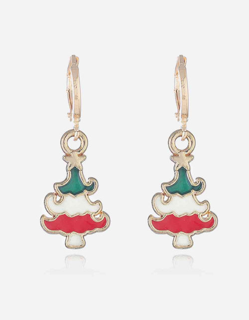 Load image into Gallery viewer, Christmas Theme Alloy Earrings
