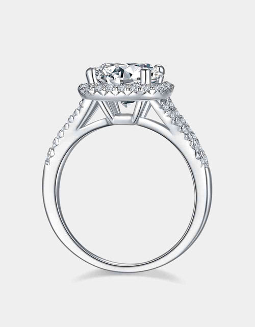 Load image into Gallery viewer, 3 Carat Moissanite Halo Ring
