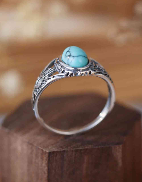 Load image into Gallery viewer, Turquoise 925 Sterling Silver Ring
