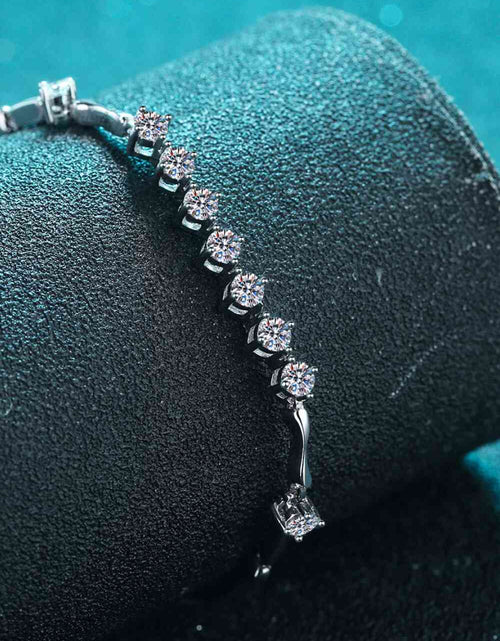 Load image into Gallery viewer, Moissanite 925 Sterling Silver Bracelet
