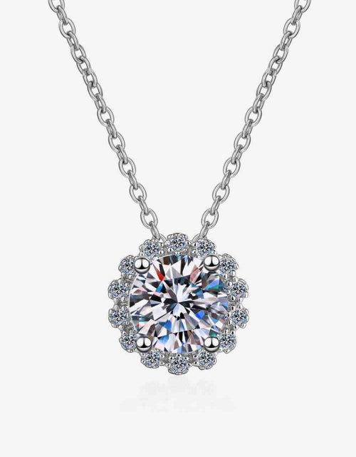 Load image into Gallery viewer, 3 Carat Moissanite 925 Sterling Silver Necklace
