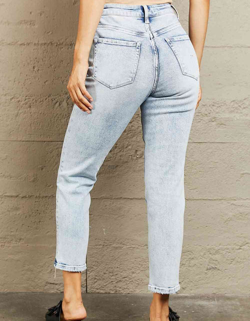 Load image into Gallery viewer, BAYEAS High Waisted Accent Skinny Jeans
