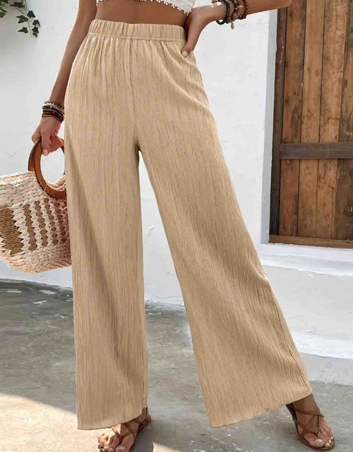 Load image into Gallery viewer, Full Size High Waist Wide Leg Pants
