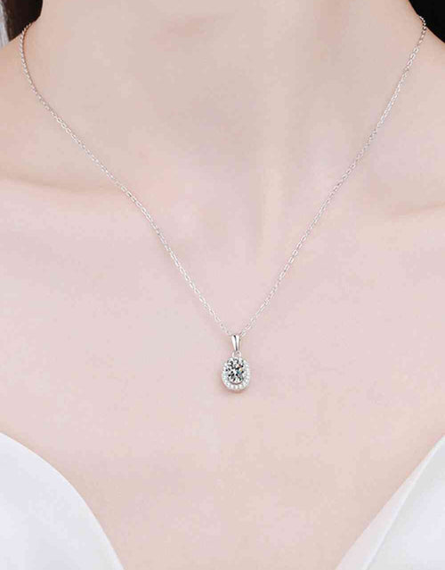 Load image into Gallery viewer, Be The One 1 Carat Moissanite Pendant Necklace
