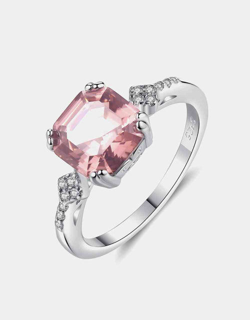 Load image into Gallery viewer, Morganite 925 Sterling Silver Ring
