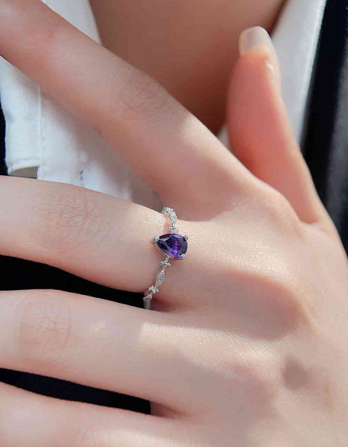 Load image into Gallery viewer, Amethyst 925 Sterling Silver Ring
