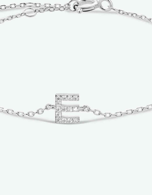 Load image into Gallery viewer, A To F Zircon 925 Sterling Silver Bracelet
