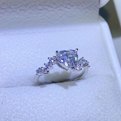 Load image into Gallery viewer, 1 Carat Moissanite 925 Sterling Silver Ring
